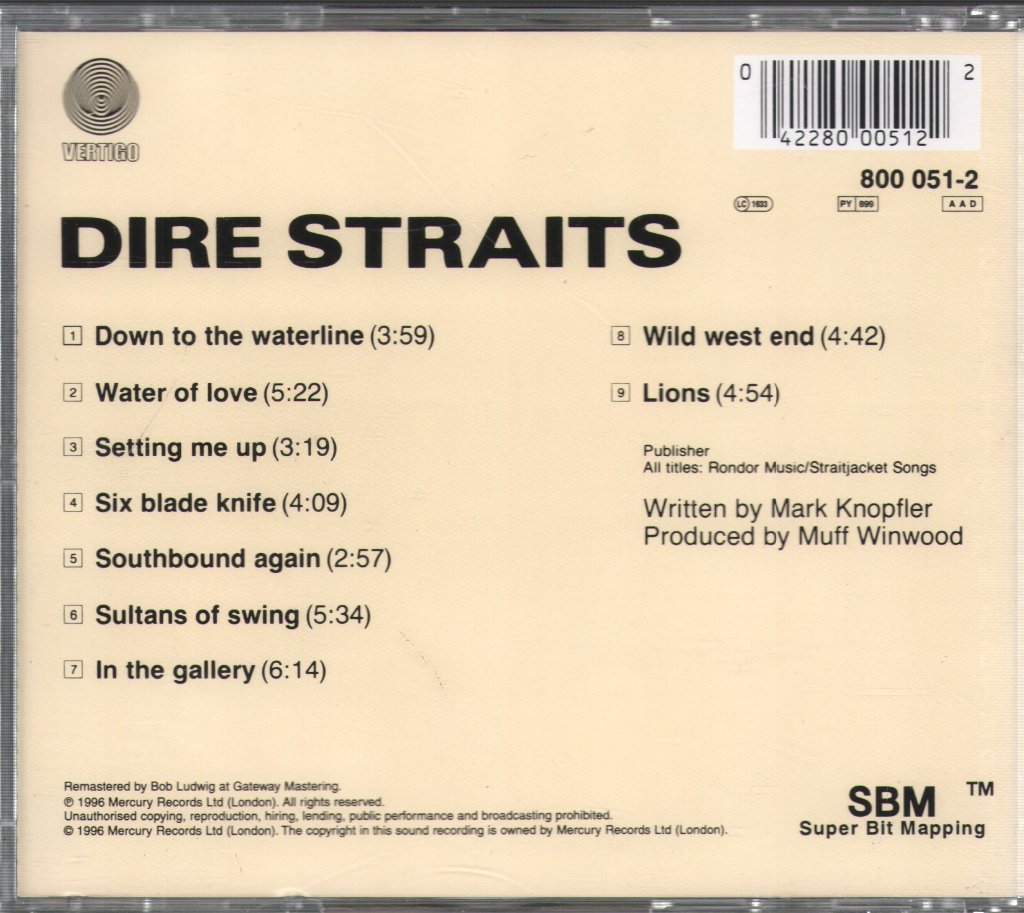 Dire Straits - Dire Straits - Cd