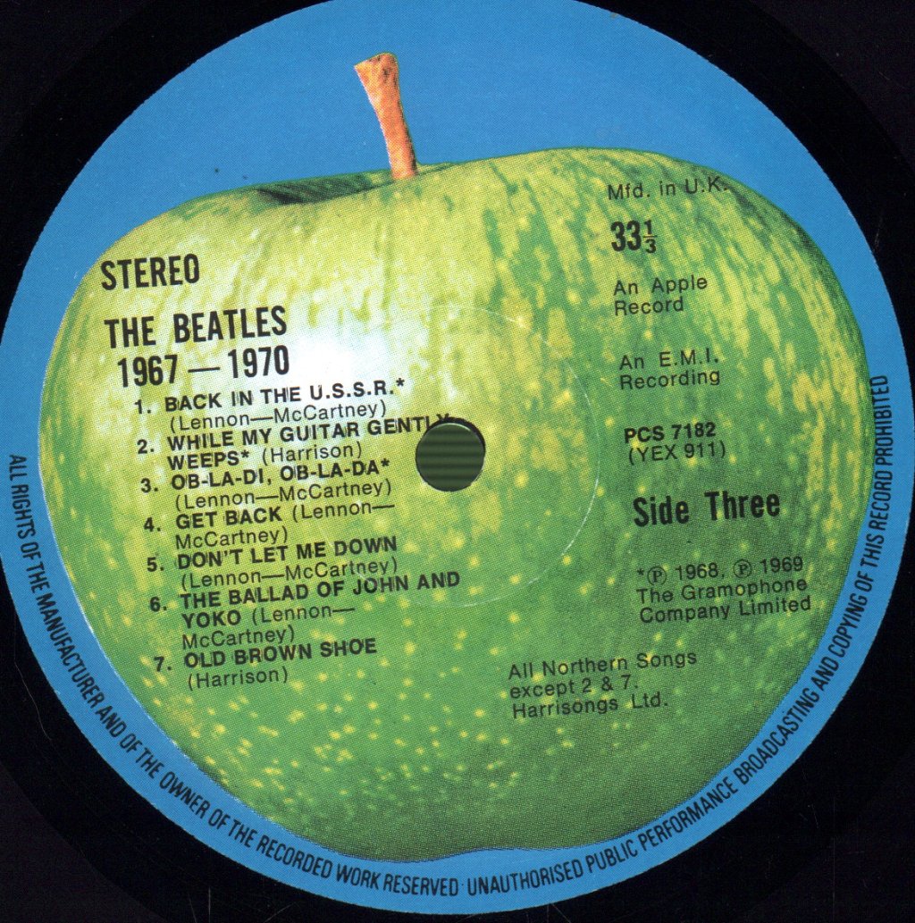 Beatles - 1967-1970 - Double Lp