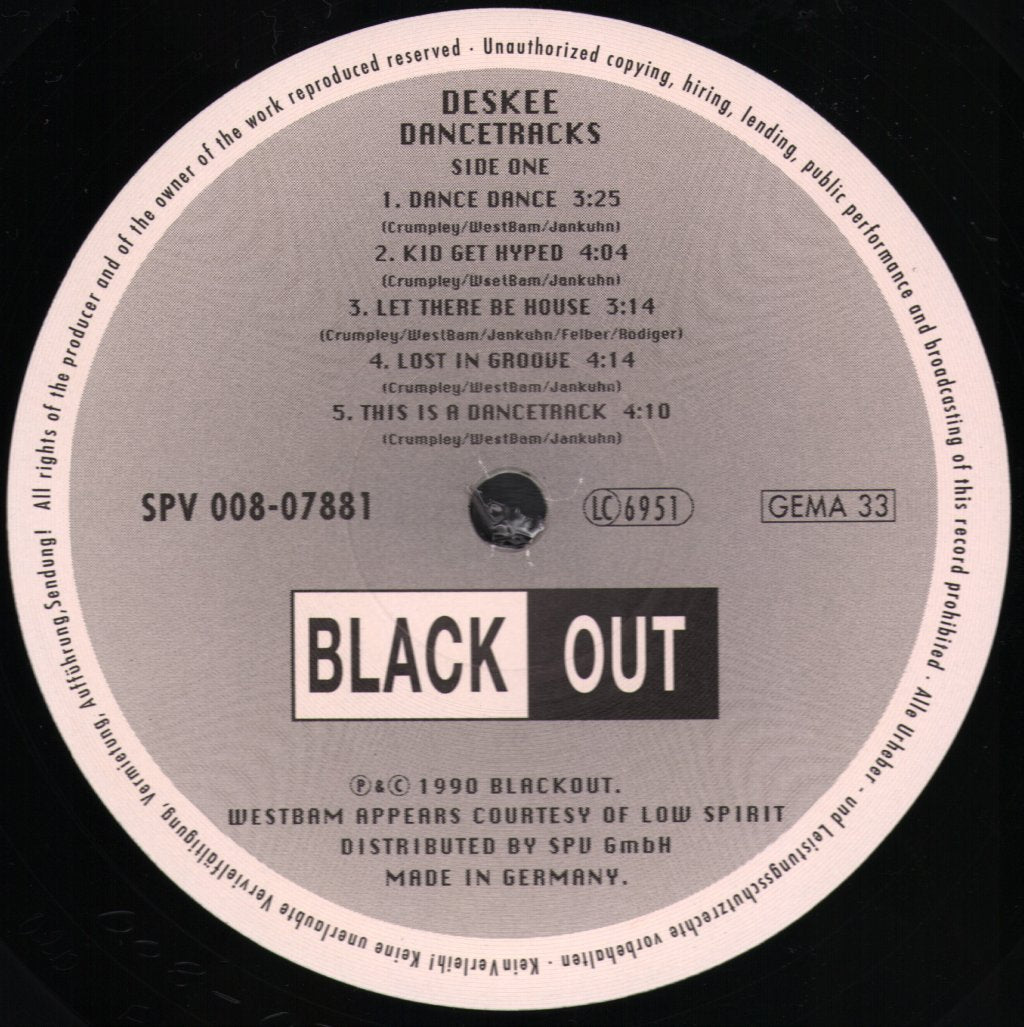 Deskee - Dancetracks - Lp