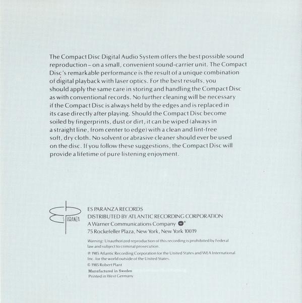 Robert Plant - Shaken 'N' Stirred - Cd