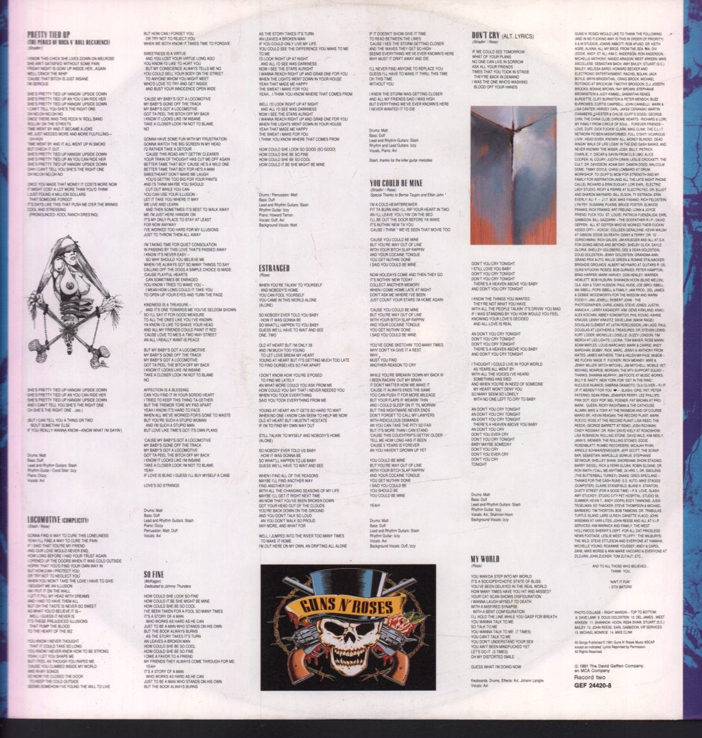 Guns N Roses - Use Your Illusion 2 - Double Lp