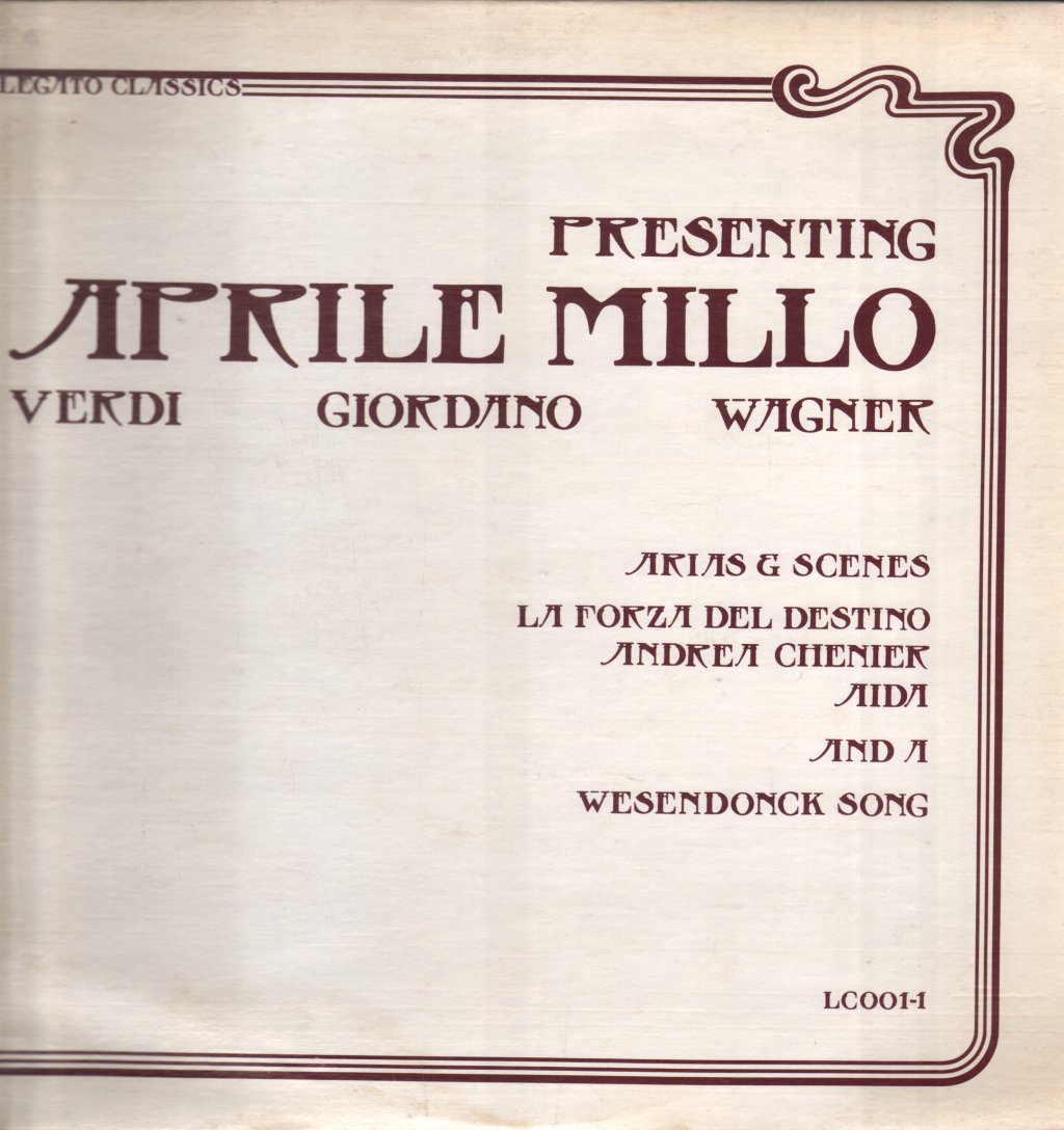 Aprile Millo - Presenting Aprile Millo - Lp