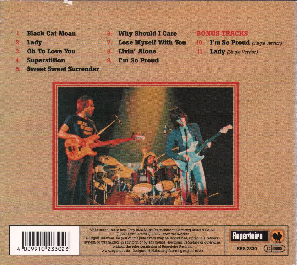 Beck, Bogert & Appice - Beck, Bogert & Appice - Cd