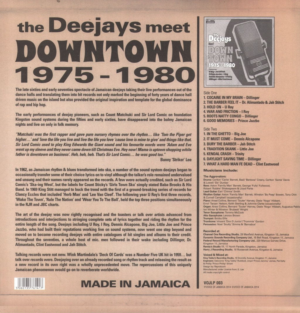 Various Artists - Deejays Meet Down Town 1975-1980 - Lp
