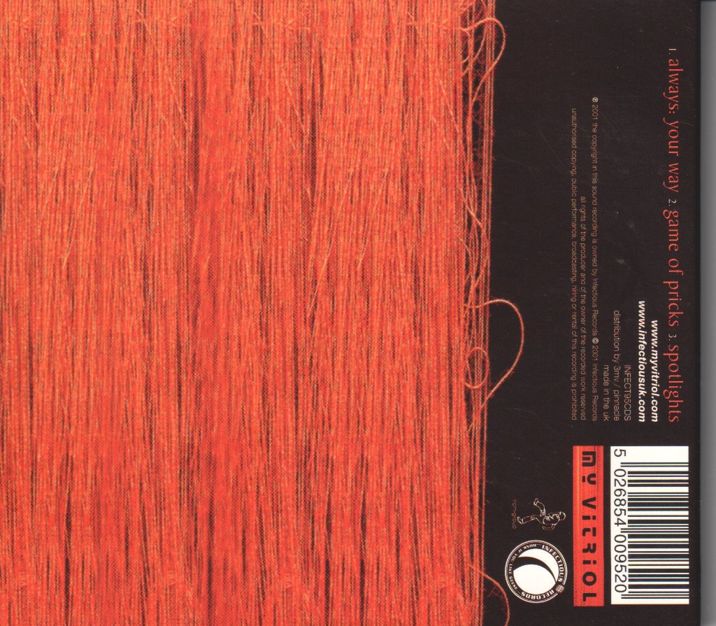 My Vitriol - Always Your Way - Cd