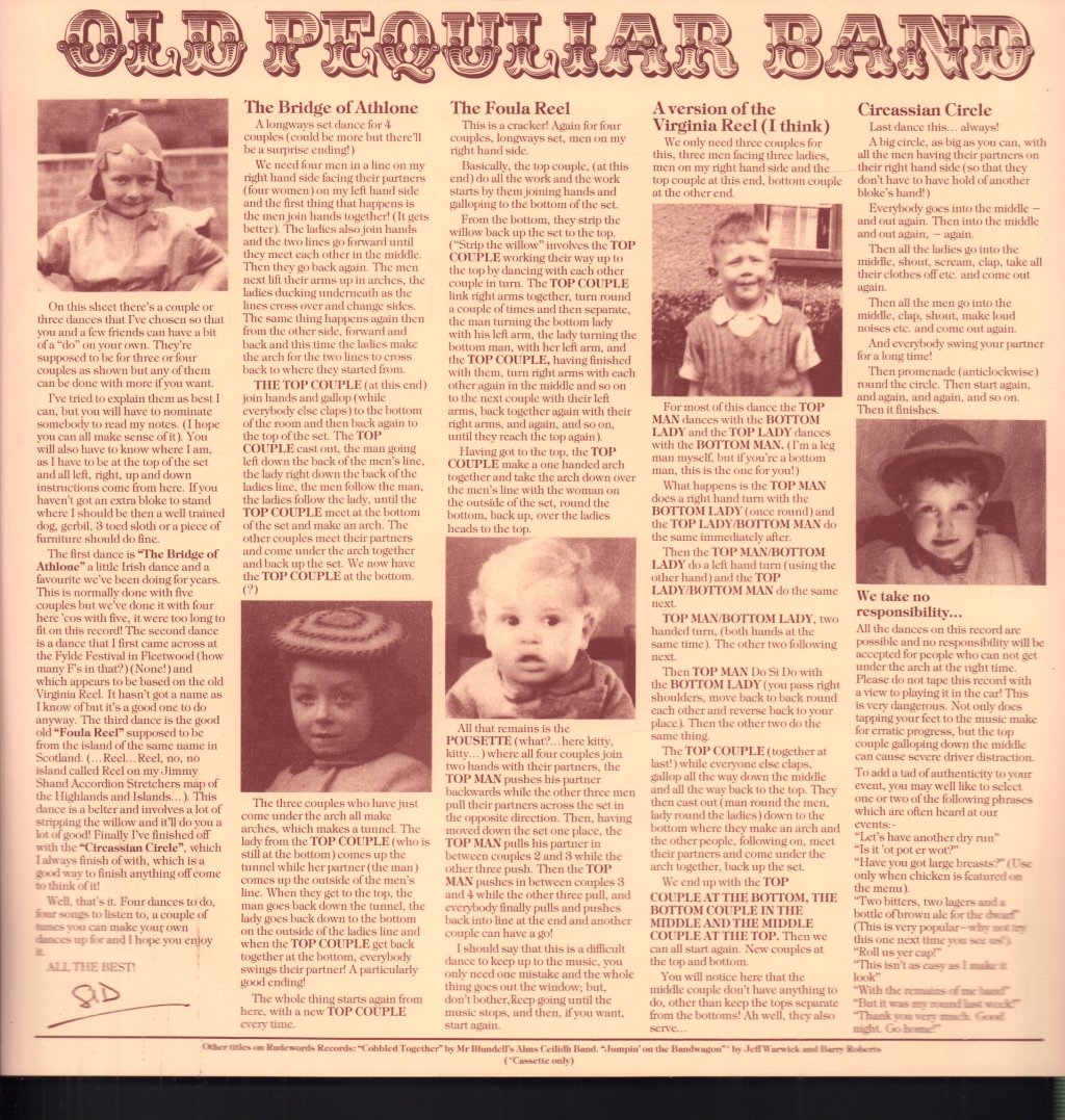 old pequiliar band - if you're up, you're in it! - Lp