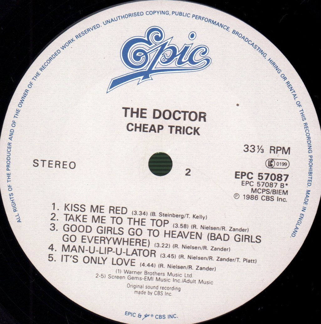 Cheap Trick - Doctor - Lp