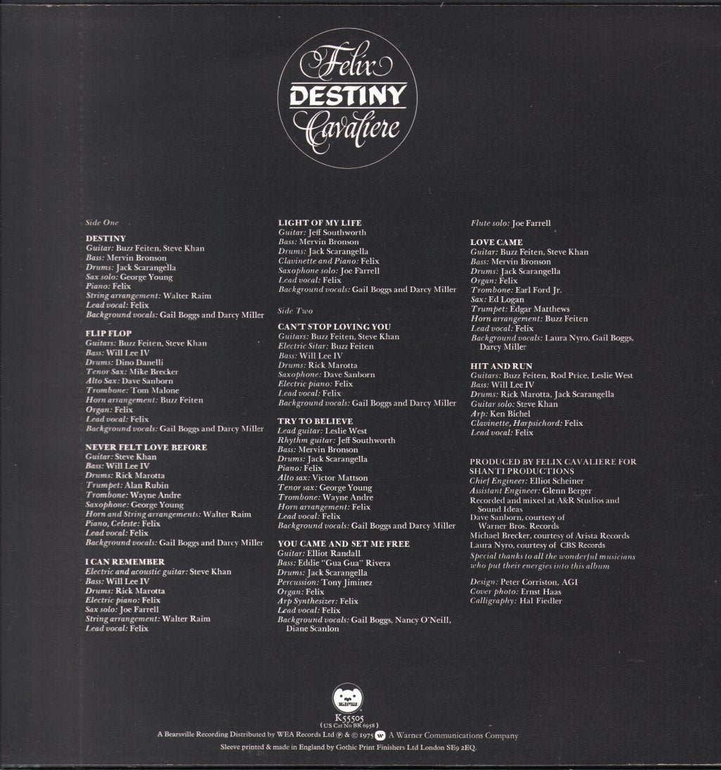 Felix Cavaliere - Destiny - Lp