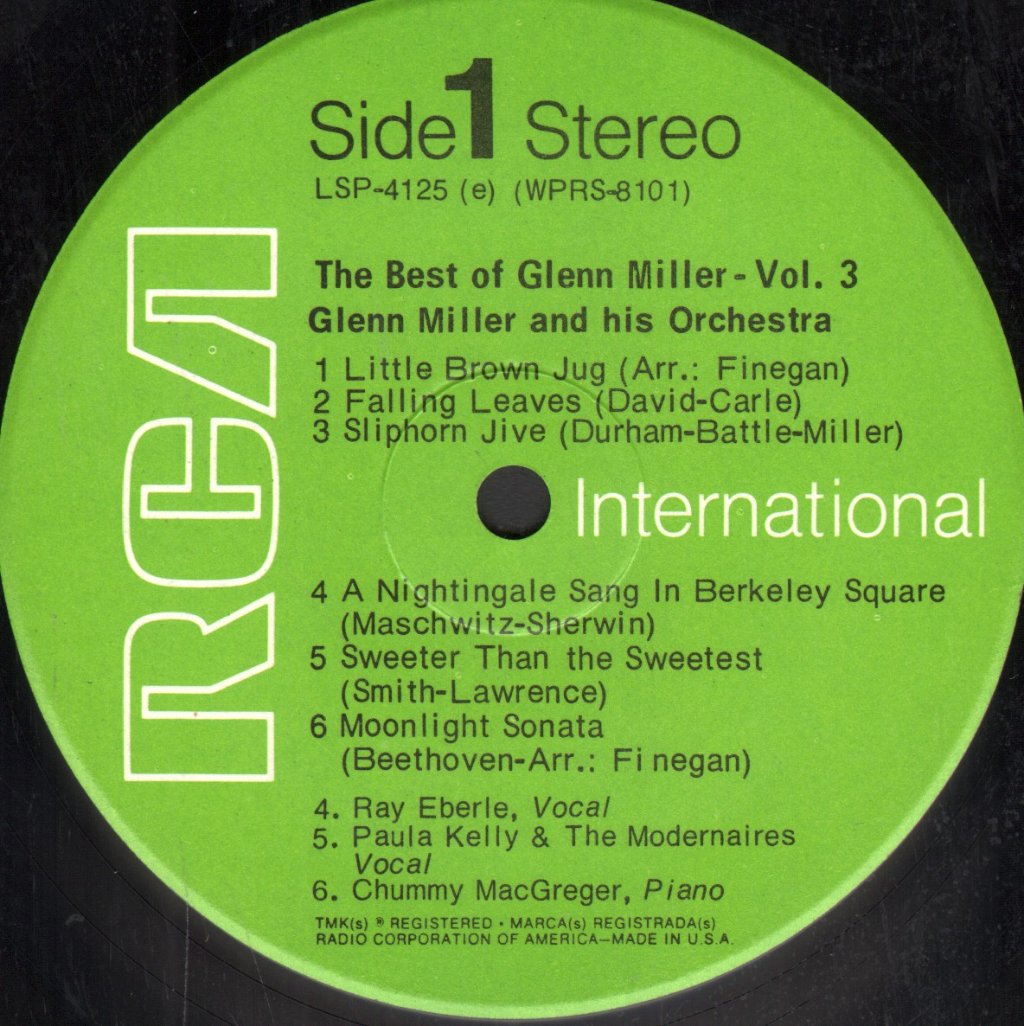 Glenn Miller - Best Of Vol 3 - Lp