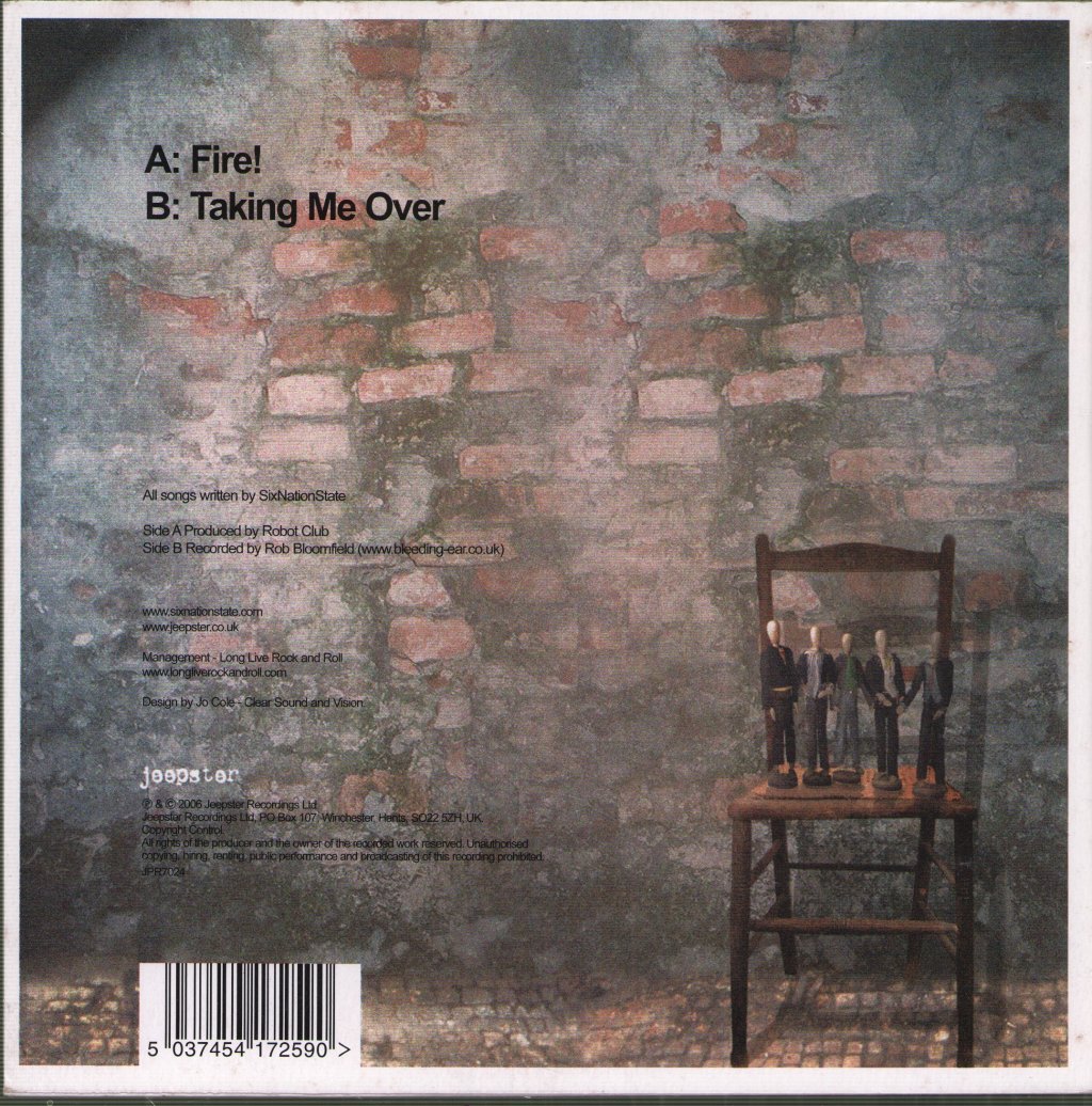 SixNationState - Fire! - 7 Inch