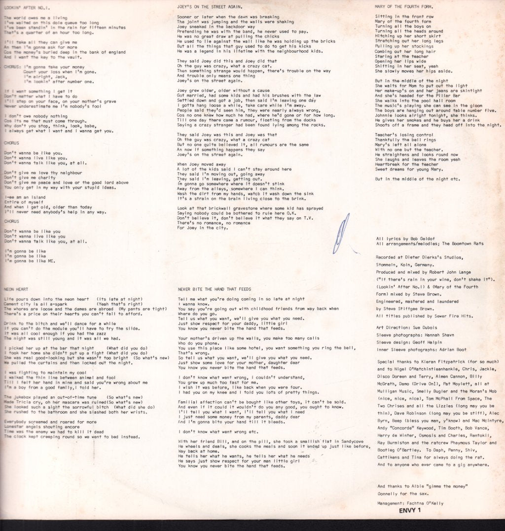 Boomtown Rats - Boomtown Rats - Lp