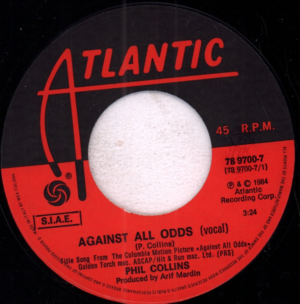 Phil Collins - Against All Odds - 7 Inch