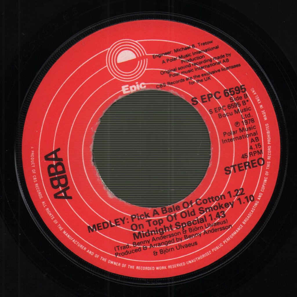 ABBA - Summer Night City - 7 Inch