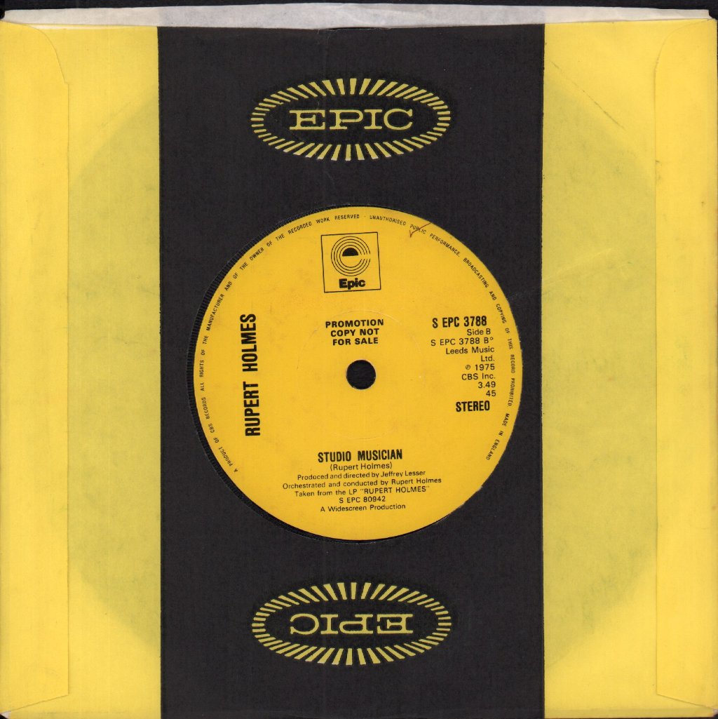Rupert Holmes - Rifles And Rum - 7 Inch