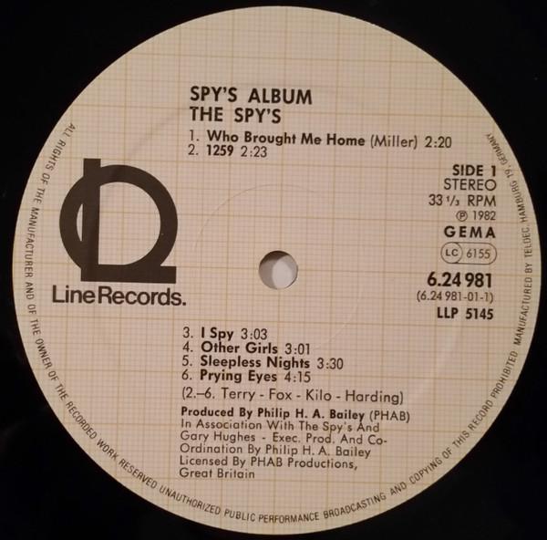 Spys (Aor Featuring Ex Foreigner) - Spy's Album - Lp