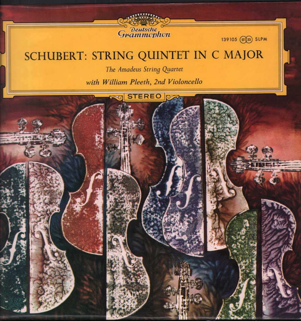 Amadeus String Quartet - Schubert - String Quartet In C Major - Lp