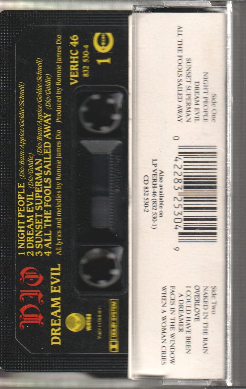 Dio - Dream Evil - Cassette