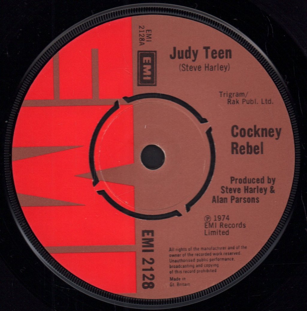 Steve Harley And Cockney Rebel - Judy Teen - 7 Inch