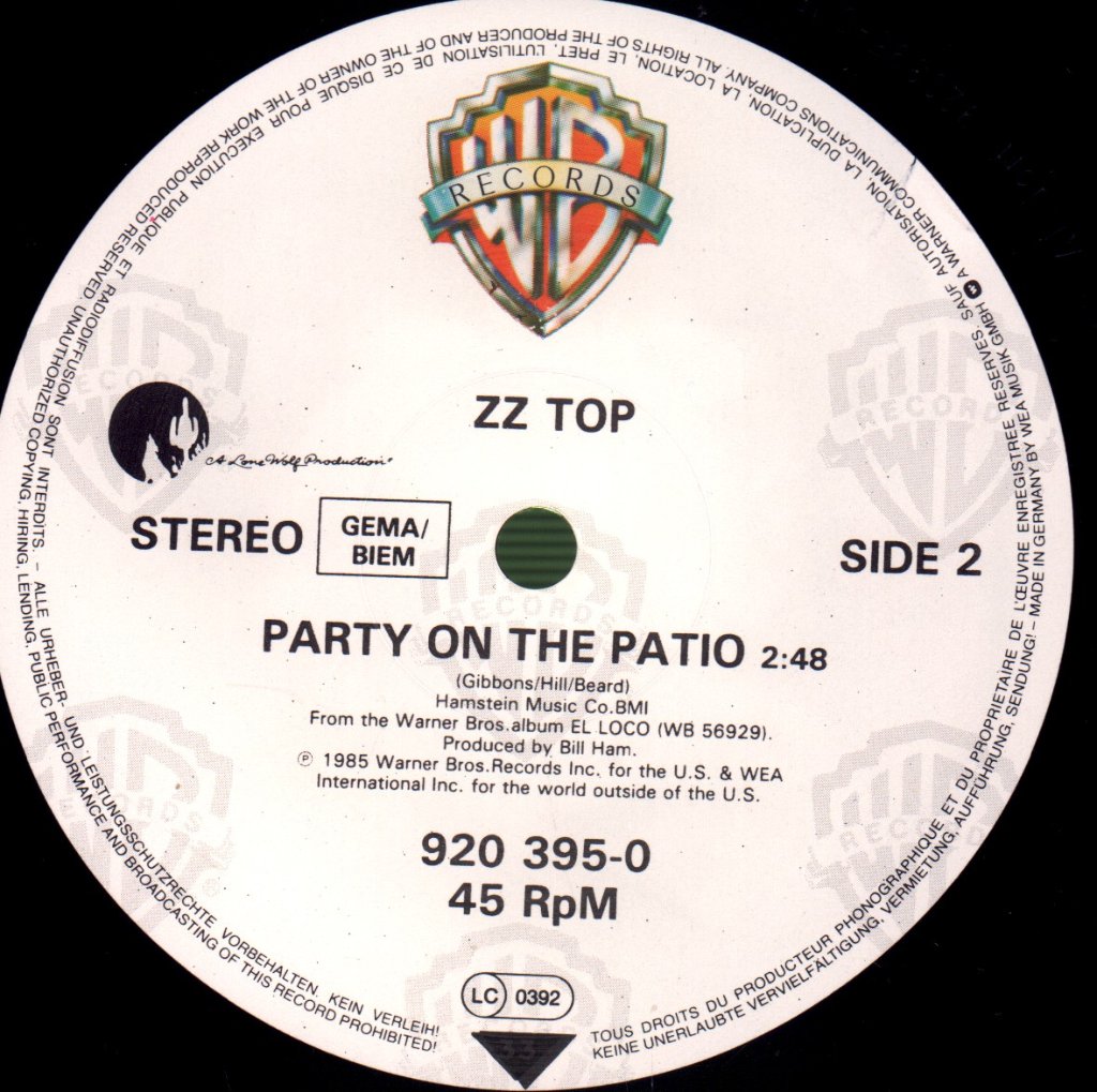 ZZ Top - Sleeping Bag - 12 Inch