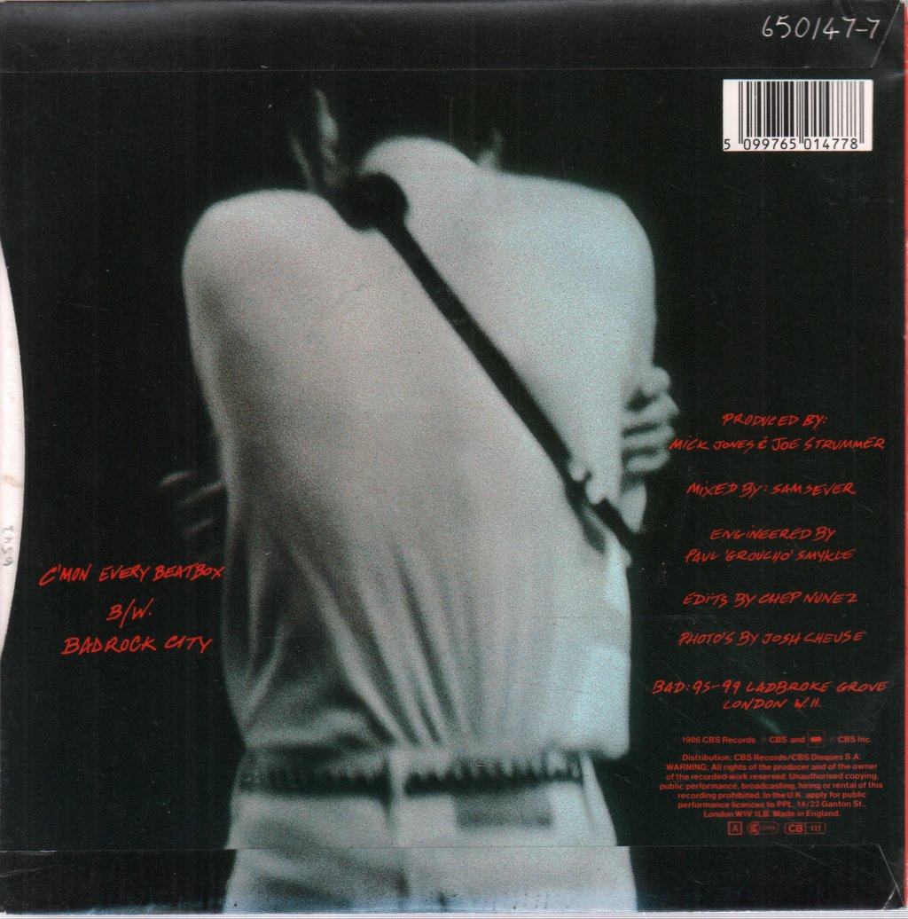 Big Audio Dynamite - C'mon Every Beatbox - 7 Inch