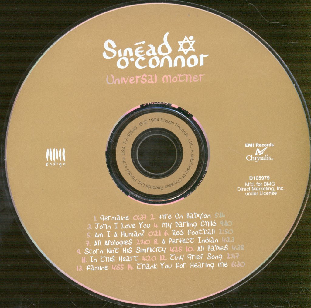 Sinéad O'Connor - Universal Mother - Cd