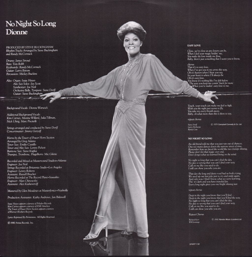 Dionne Warwick - No Night So Long - Lp