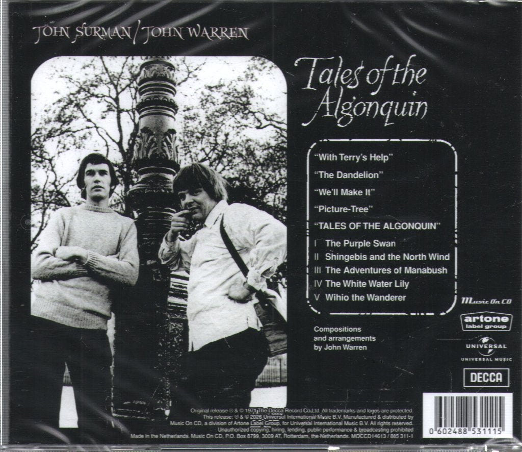 John Surman And John Warren - Tales of the Algonquin - Cd
