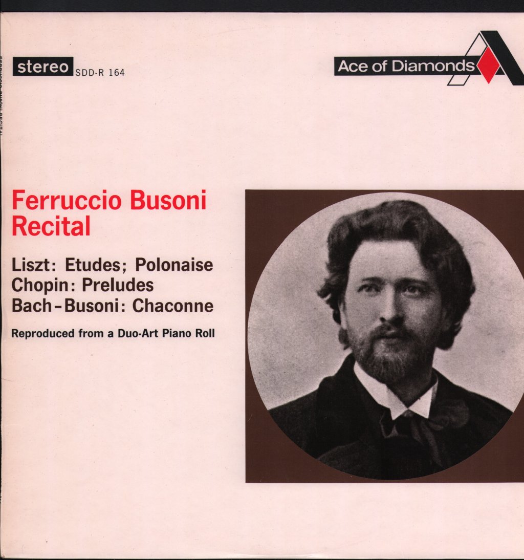 Ferruccio Busoni - Ferruccio Busoni Recital - Lp