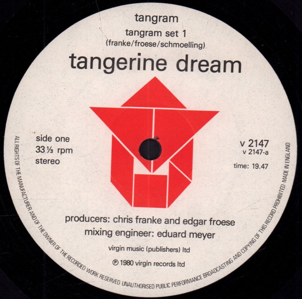 Tangerine Dream - Tangram - Lp
