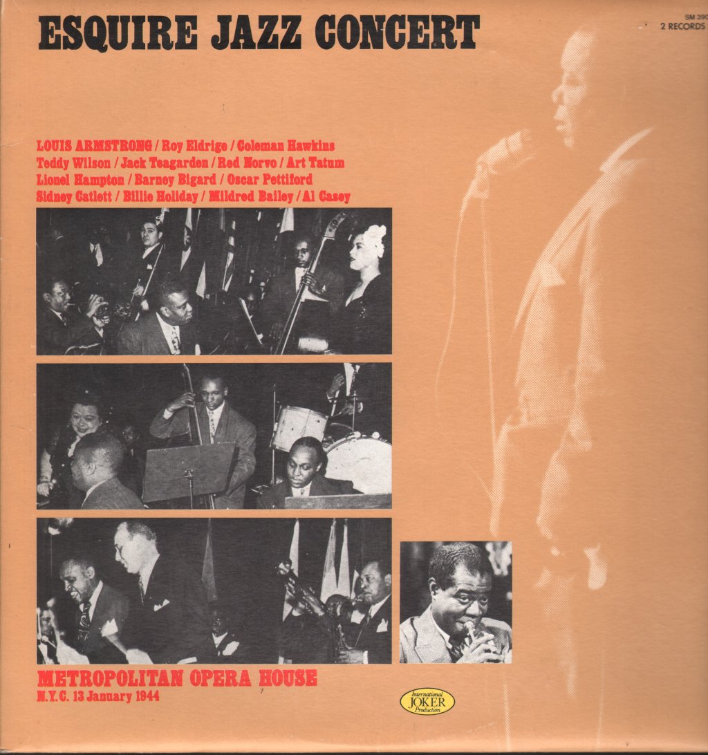 Esquire All Stars - Esquire Jazz Concert - Metropolitan Opera House N.Y.C. 13 January 1944 - Double Lp