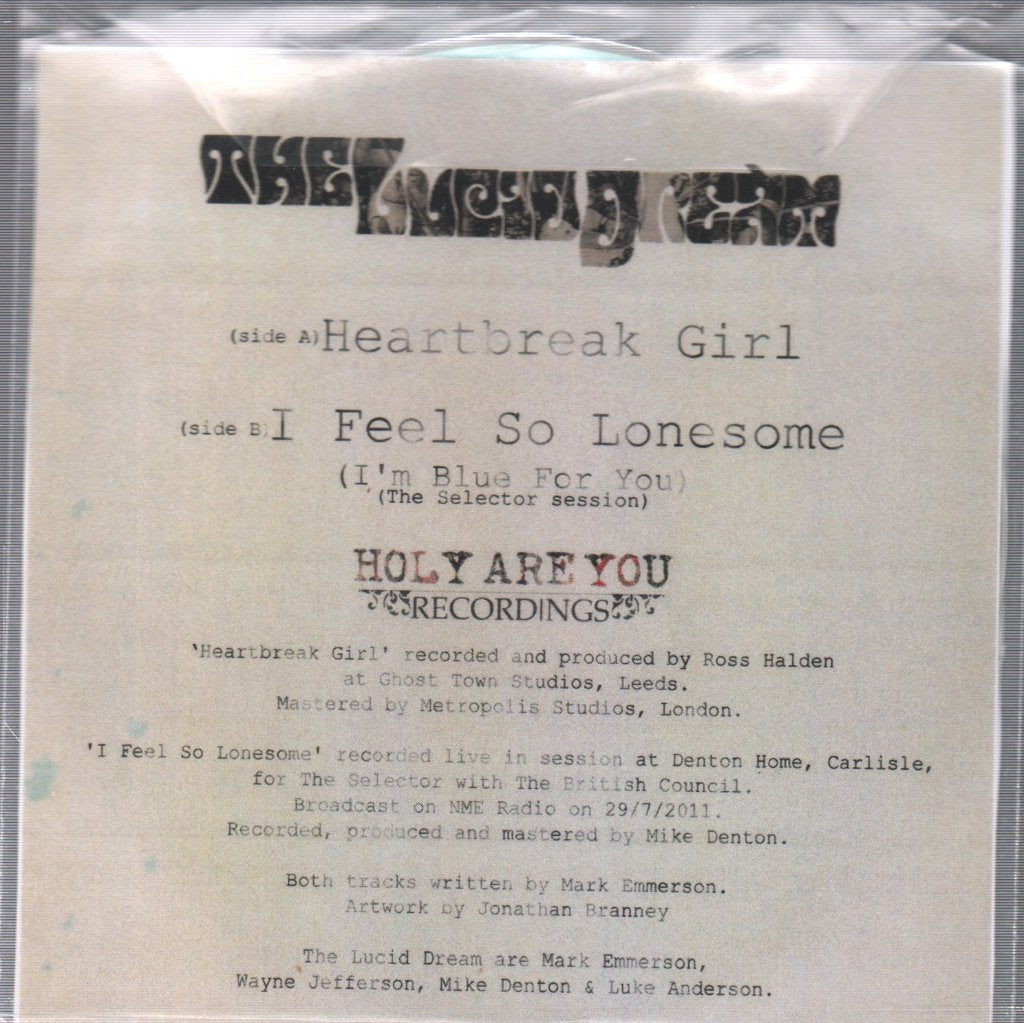 Lucid Dream - Heartbreak Girl - Cdr