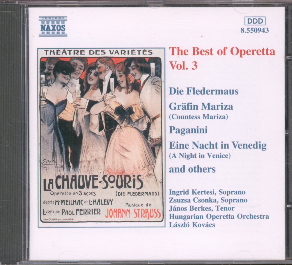 Hungarian State Opera Orchestra, László Kovács - Best of Operetta, Vol.3 - Cd