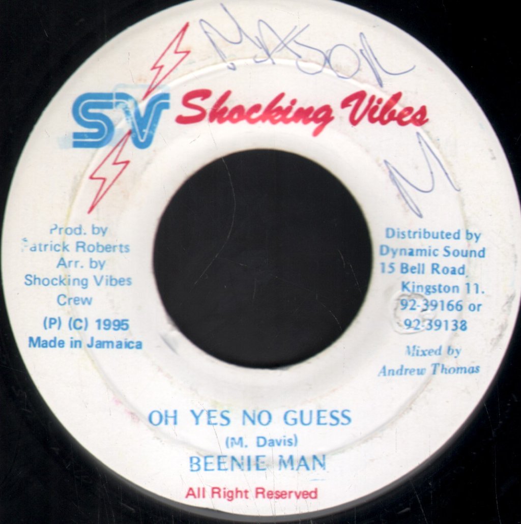 Beenie Man - Oh Yes No Guess - 7 Inch