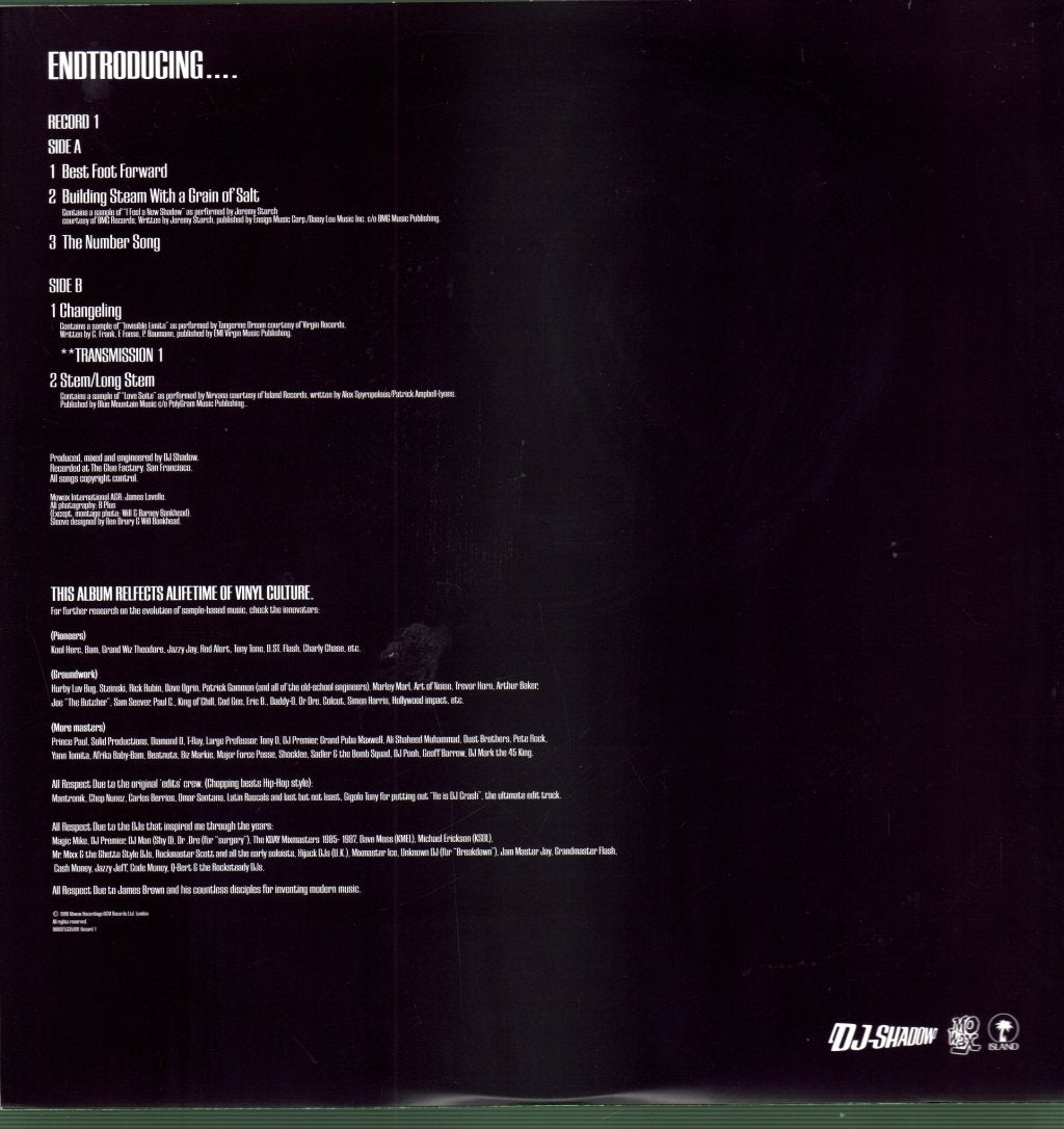 DJ Shadow - Endtroducing... - Double Lp