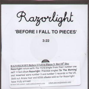 Razorlight - Before I Fall To Pieces - Cdr