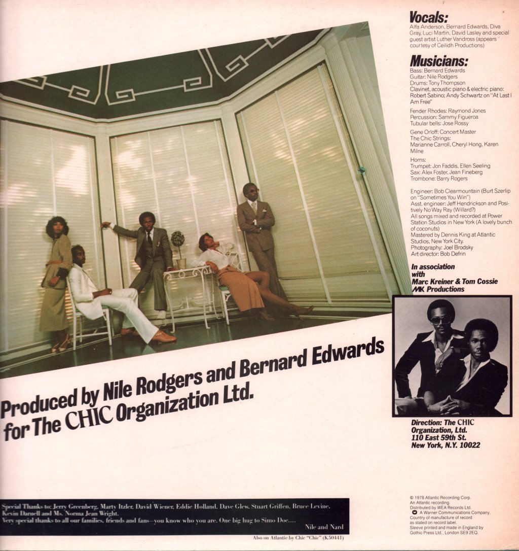 Chic - C'est Chic - Lp