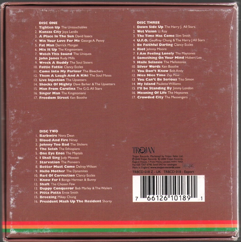 Various Artists - Trojan 'Tighten Up' Box Set - Cd Set