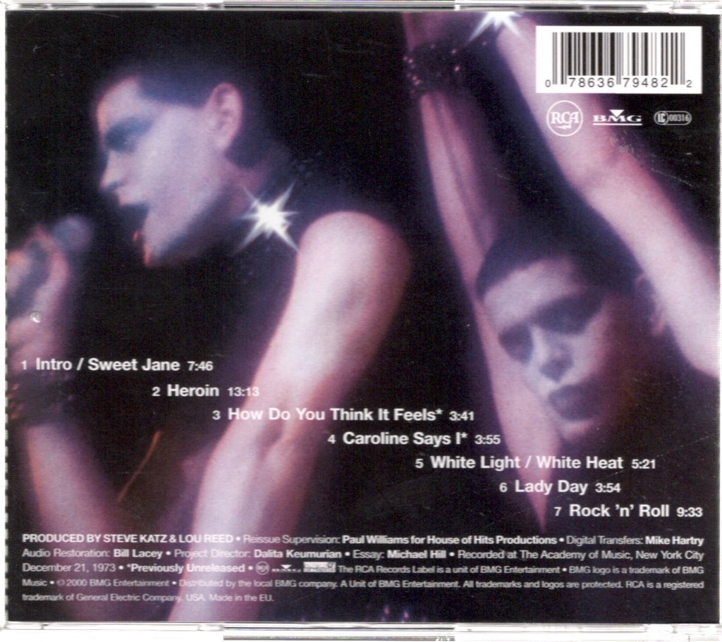 Lou Reed - Rock N Roll Animal - Cd