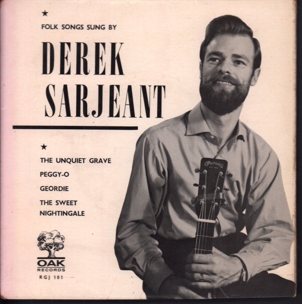 Derek Sarjeant - Folk Songs Sung By Derek Sarjeant - 7 Inch