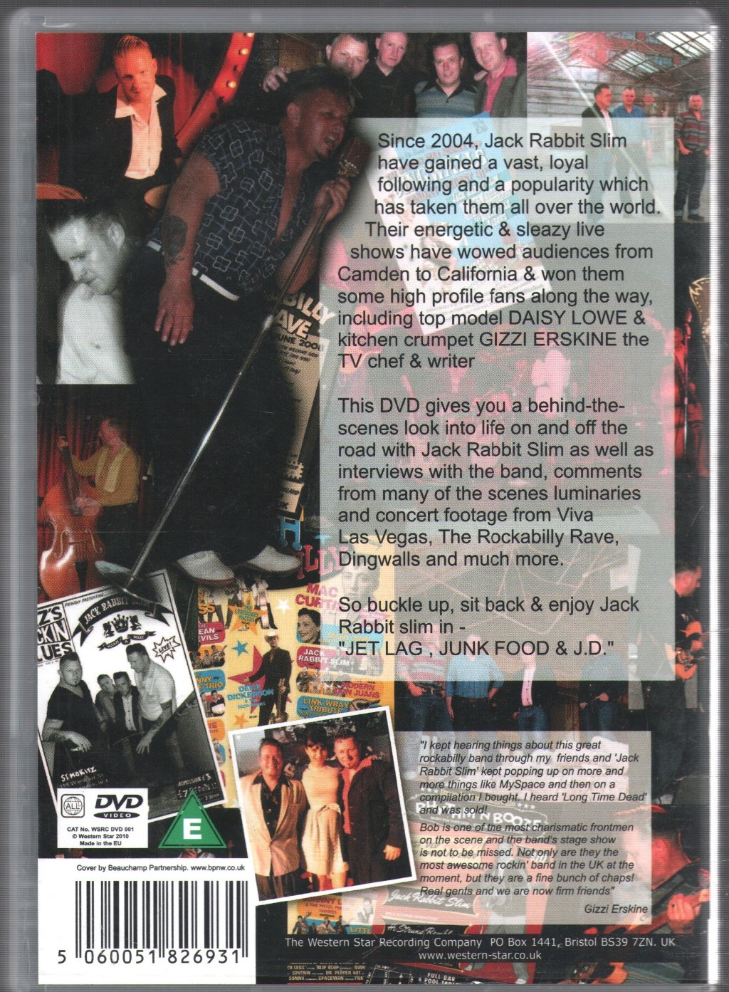 Jack Rabbit Slim - Jet Leg, Junk Food & JD - Dvd