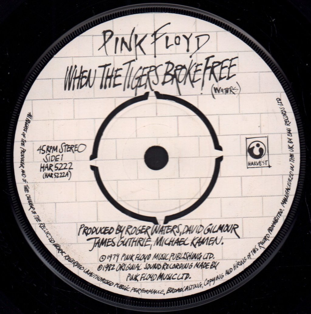 Pink Floyd - When The Tigers Broke Free - 7 Inch
