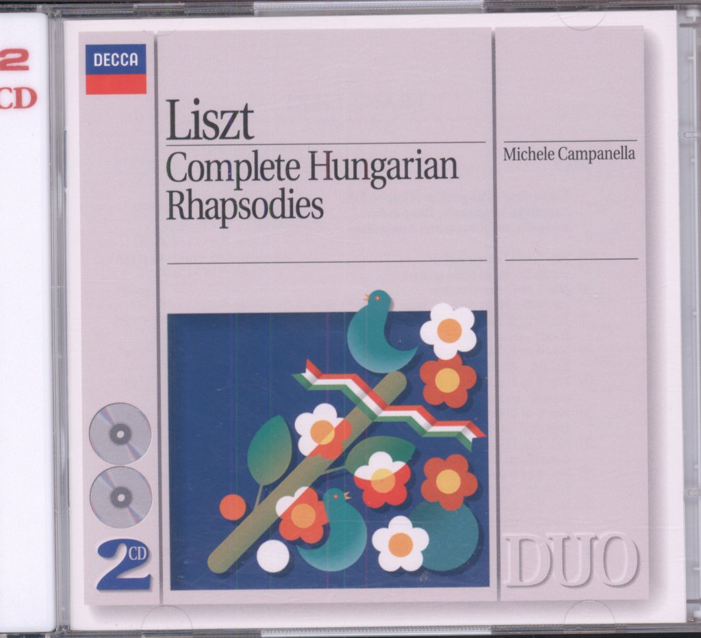 Michele Campanella - Liszt - Complete Hungarian Rhapsodies - Double Cd