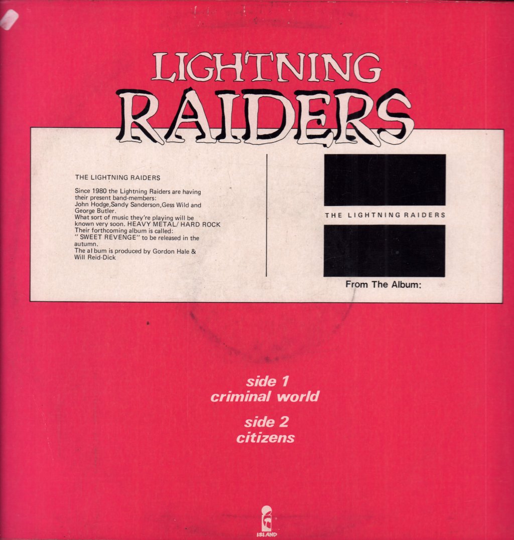 Lightning Raiders - Criminal World - 12 Inch