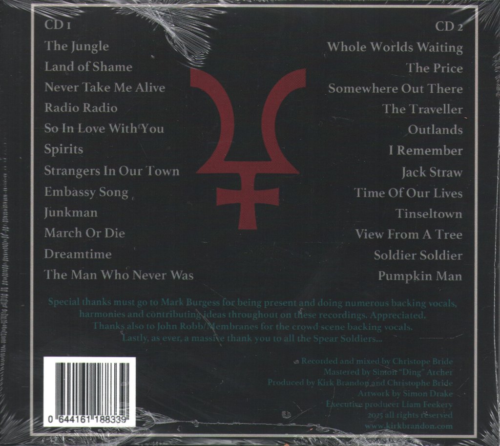 Spear Of Destiny - Janus - Double Cd