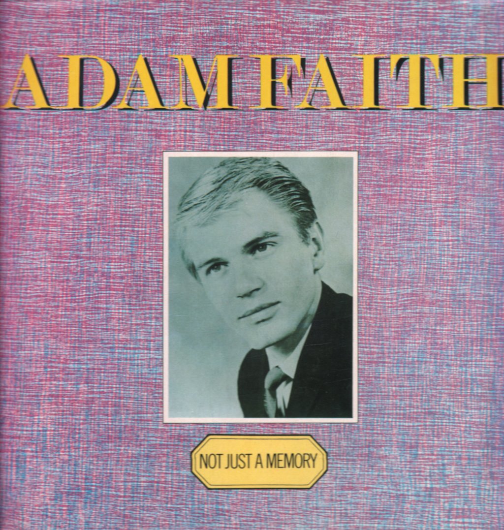 Adam Faith - Not Just A Memory - Lp