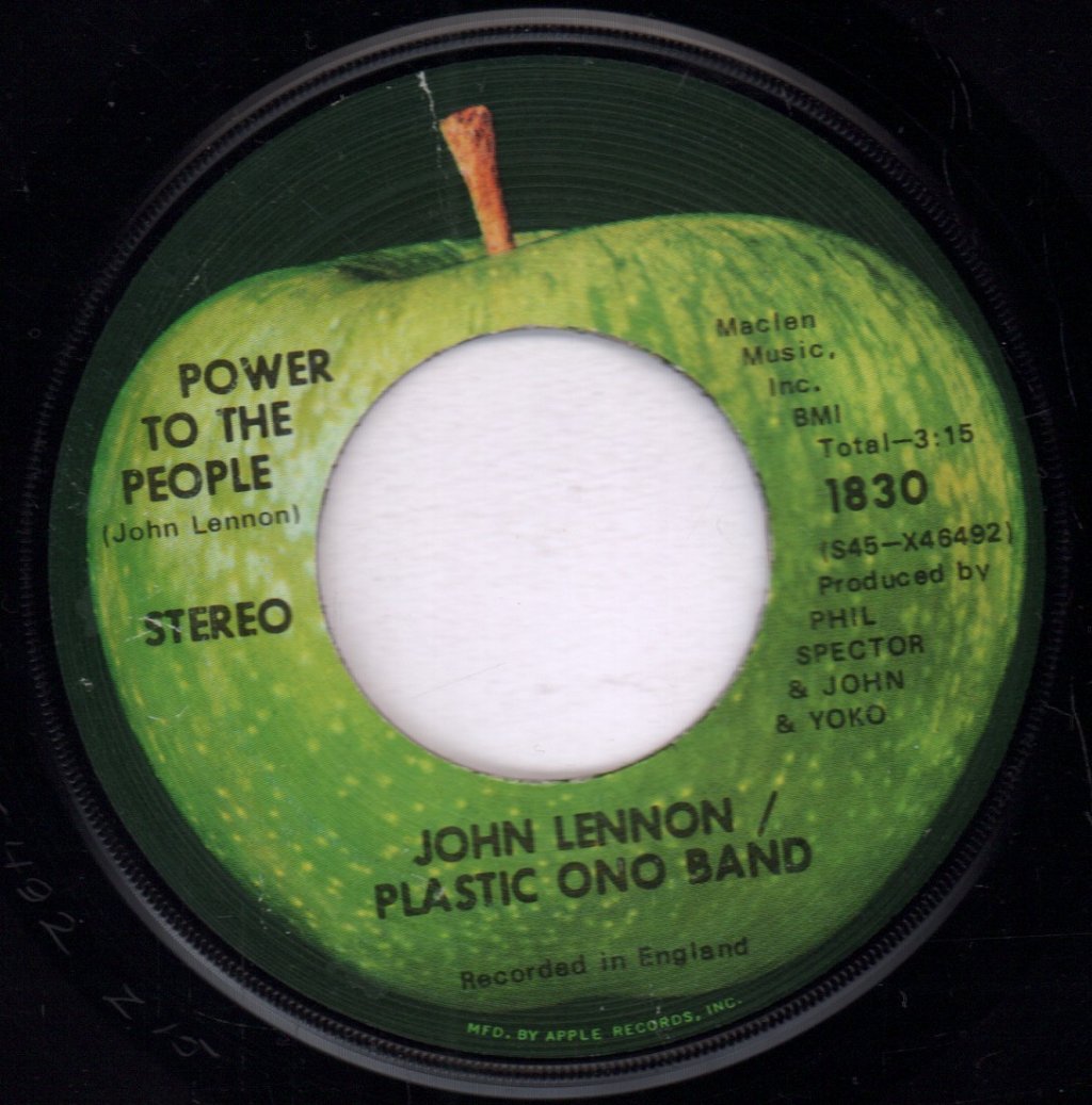 John Lennon / Plastic Ono Band - Power To The People - 7 Inch