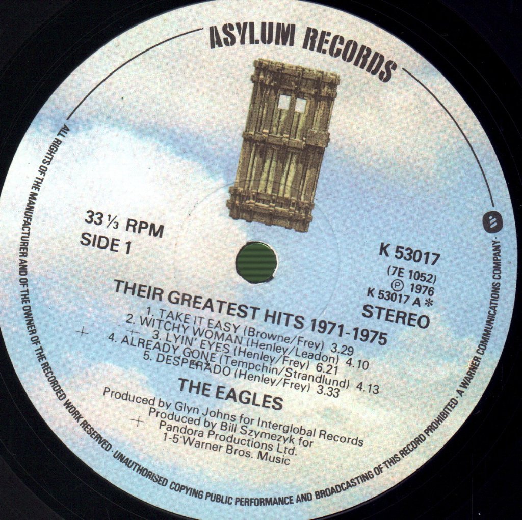Eagles - Their Greatest Hits 1971-1975 - Lp