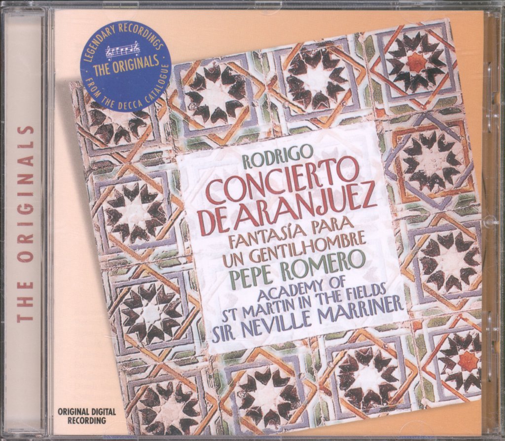 Academy Of St. Martin-in-the-Fields, Sir Neville Marriner - Rodrigo - Concierto De Aranjuez - Fantasia Para Un Gentilhombre - Cd