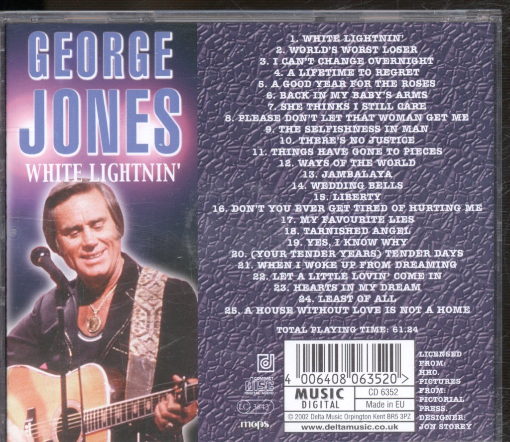 George Jones - White Lightnin' - Cd