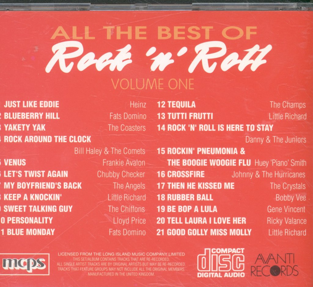 Various Artists - All The Best Of Rock N Roll Volume One - Cd